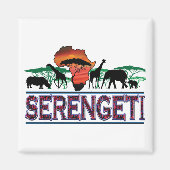 Serengeti Magneet (Voorkant)