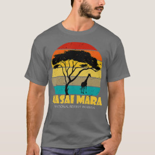 Serengeti Masai Mara Nationale reserve Kenya Safar T-shirt