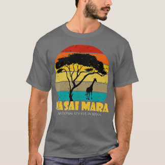 Serengeti Masai Mara Nationale reserve Kenya Safar T-shirt