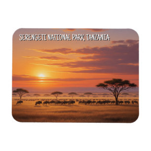 Serengeti Nationaal Park Tanzania Briefkaart Magneet