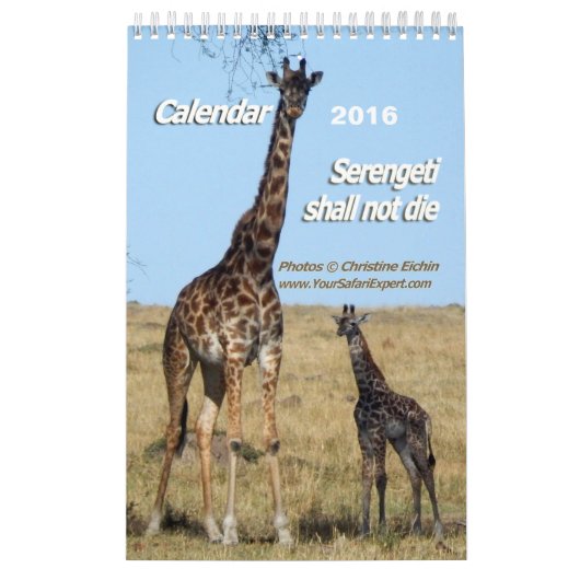 Serengeti ne mourra pas calendrier (Protection)