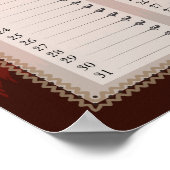 Serengeti Parapluie Affiche Calendrier d'anniversa (Coin)