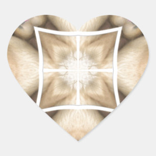 Serengeti Splendor: Levendige Dierlijke Verberg Ar Hart Sticker