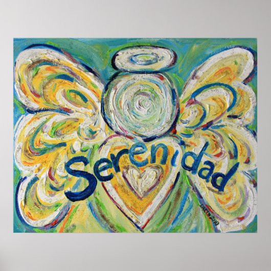 Serenidad Angel Art Poster Prints (Voorkant)