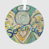 Serenidad Angel Word Art Cadeau de vacances (dos)