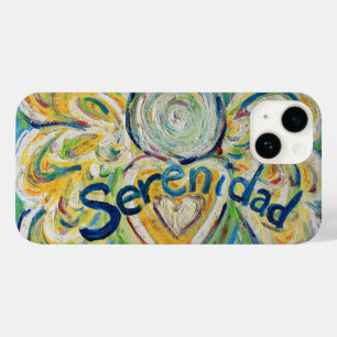 Serenidad Angel Word Art coque iphone personnalisé