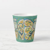 Serenidad Angel Word Art Custom Latte Mug Cup (Devant)