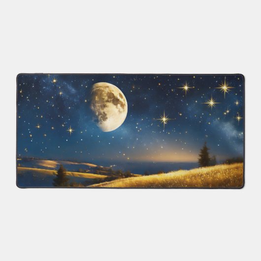 Sérénité au Clair de Lune : Une Symphonie Céleste (Recto)