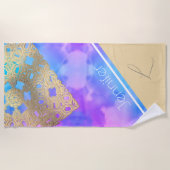 Sérénité baisée en nuages : Le Serviette de plage  (Devant)