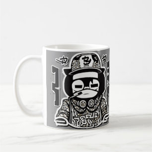 Sérénité blanche : Kungfu King Mug Design