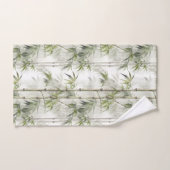 Sérénité de bambou vert (Serviette à main)