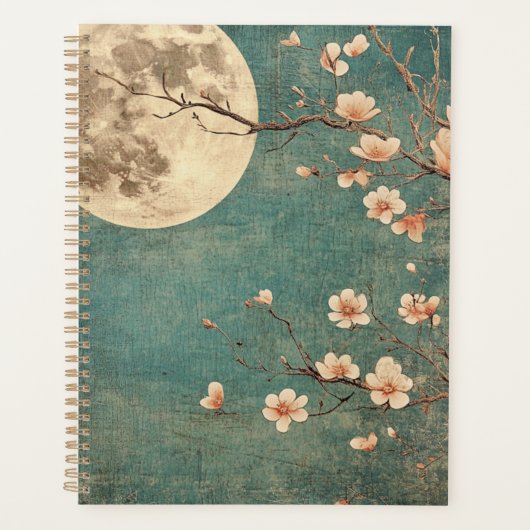Sérénité de la fleur de cerisier sur la Lune (Devant)