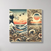 Sérénité de la mer Impression sur toile Art mural (Recto)