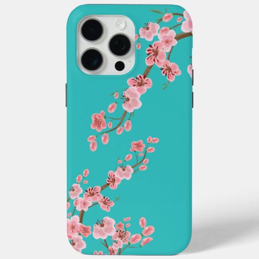 Sérénité des fleurs de cerisier en étui de télépho (Verso)