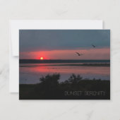 Sérénité du coucher de soleil | Carte postale de l (Devant)