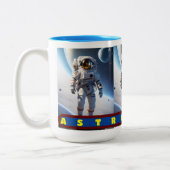 Sérénité galactique : Mug de café (Gauche)