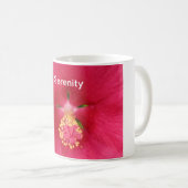 Sérénité Hibiscus rose café Mug (Devant droit)