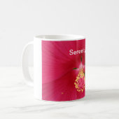 Sérénité Hibiscus rose café Mug (Devant gauche)