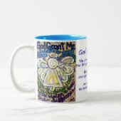 Sérénité Prière Ange Peinture Mug ou Coupe (Gauche)