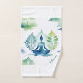 Sérénité sur Lotus (Serviette à main)