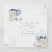 Sereniteit aan zee save the date (Voorkant)