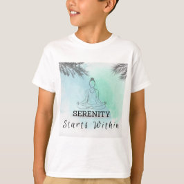 Sereniteit begint binnen: Een boodschap van innerl T-shirt