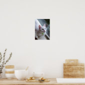 Sereniteit door poster Venster (Keuken)