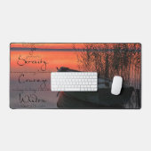 Sereniteit gebed en boot bureaumat (Keyboard & Muis)