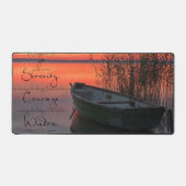 Sereniteit gebed en boot bureaumat (Voorkant)