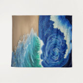 Sereniteit in beweging wandkleed (Voorkant (horizontaal))