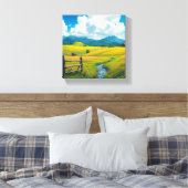 Sereniteit in de Natuur Canvas Afdruk (Insitu (Slaapkamer))