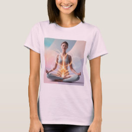 Sereniteit in meditatie - Spirituele energiestroom T-shirt