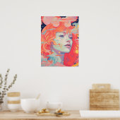 Sereniteit: levendige elegantie poster (Keuken)