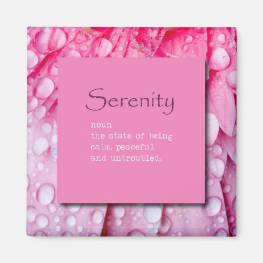 Sereniteit Magneet (Voorkant)