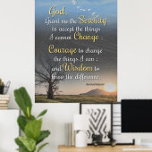 Sereniteit, moed en wijsheid poster (Thuiskantoor)