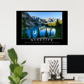 Sereniteit - Motivatie Poster (Thuiskantoor)