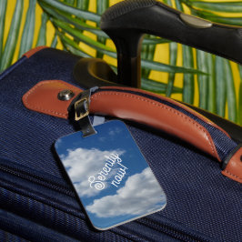 Sereniteit nu! bagagelabel