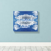 Sereniteit nu! canvas afdruk (Insitu (Houten vloer))