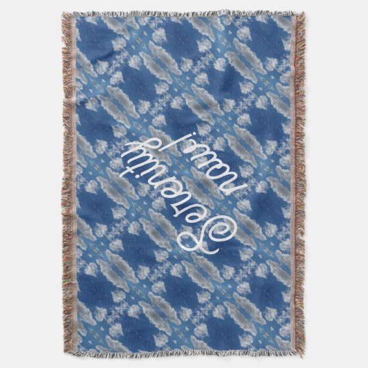 Sereniteit nu! deken (Voorkant Verticaal)