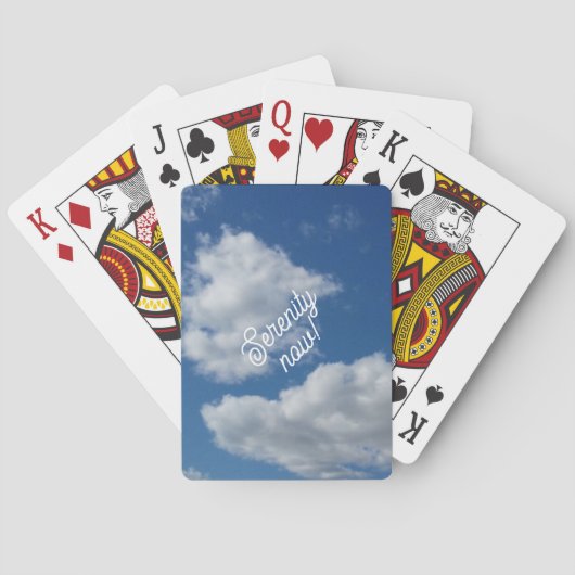 Sereniteit nu! pokerkaarten (Achterkant)