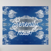 Sereniteit nu! poster (Voorkant)