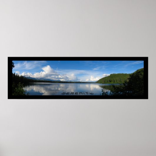 Sereniteit onaangeraakt poster (Voorkant)