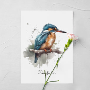 Sereniteit van de ijsvogel briefkaart