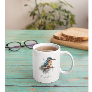 Sereniteit van de ijsvogel koffiemok