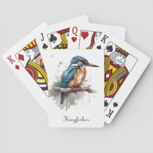Sereniteit van de ijsvogel pokerkaarten