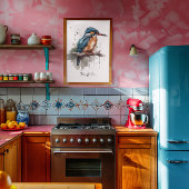 Sereniteit van de Kingfisher, aanpasbaar Poster