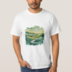 Sereniteit van de natuur t-shirt