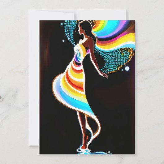 sereniteit van de regenboog kaart (Voorkant)