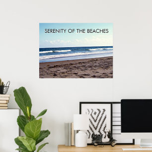 Sereniteit van de Stranden Kustscene Poster