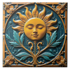 sereniteit van de zon tegeltje